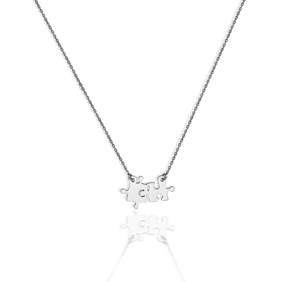 

Колье Qzsilver (908-00902) Серебро Белый 40