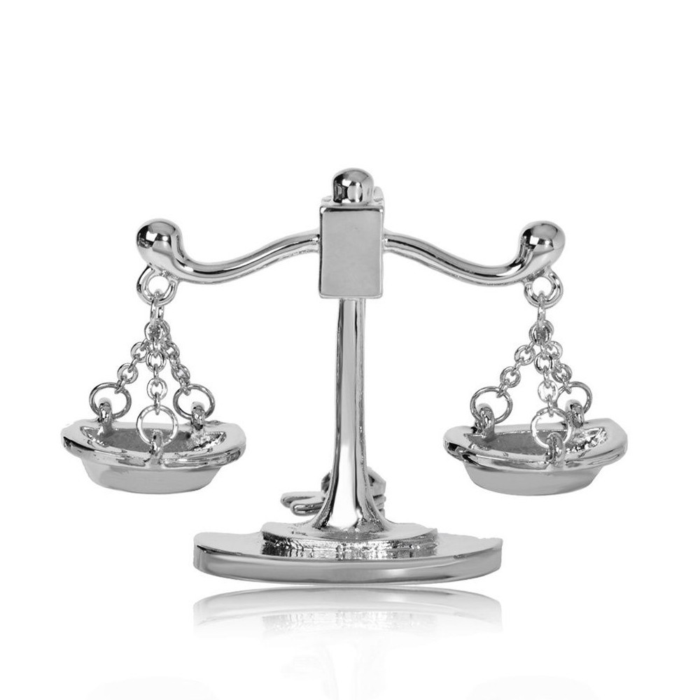 

Брошь унисекс BROCHE бижутерия Зодиак Весы серебристая BRBF111322