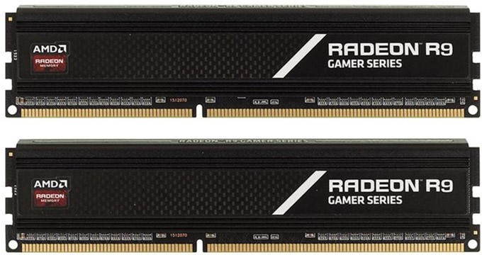 

Оперативная память AMD Radeon R9 Gamer 8Gb x 2 (16Gb Kit) DDR4 (R9S416G3206U2K)