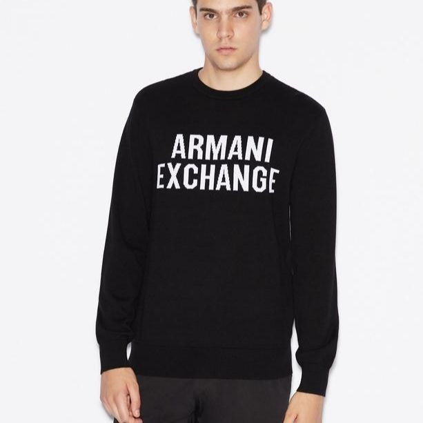 

Мужской пуловер Armani Exchange Black, Мужской пуловер Armani Exchange Black S