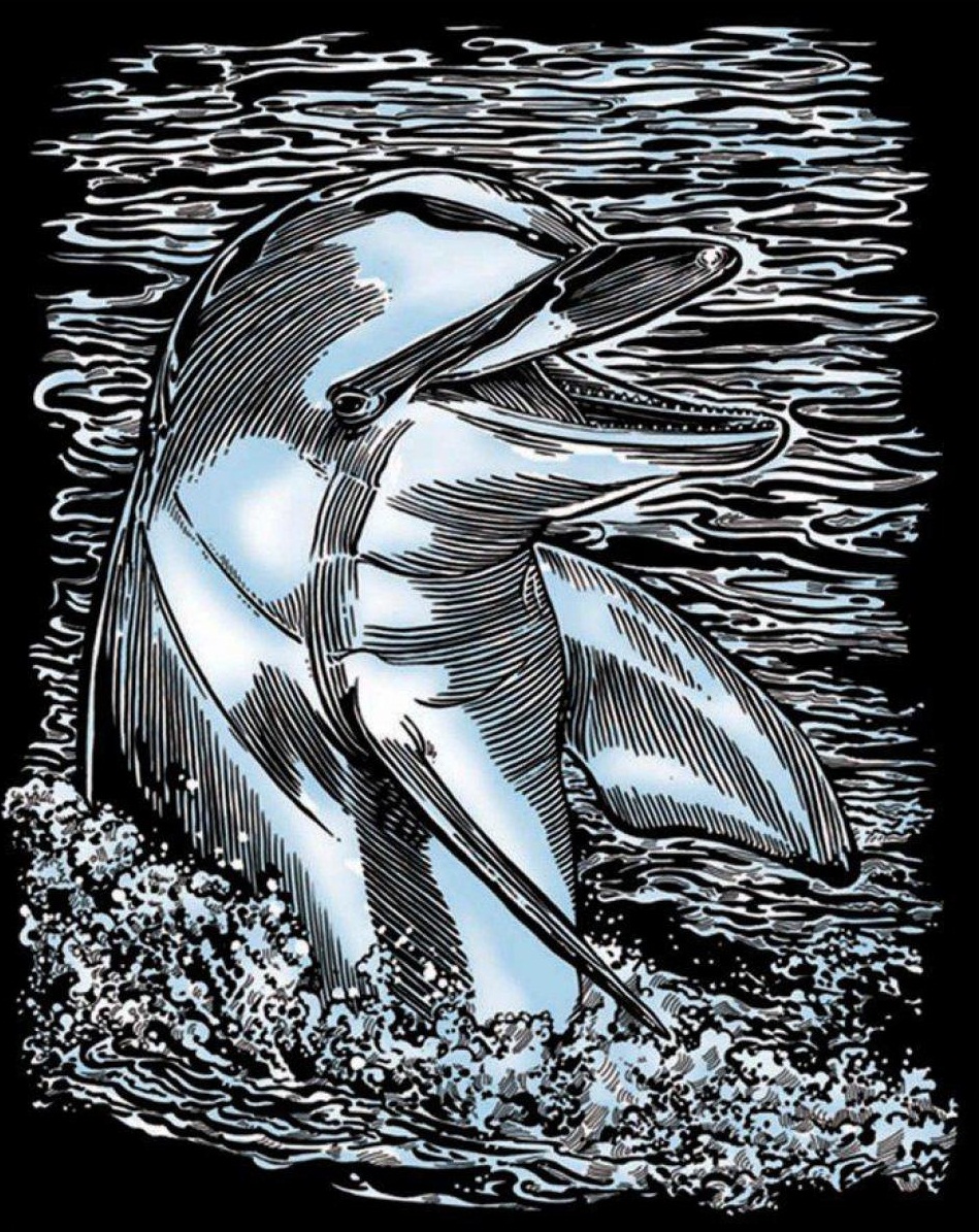 

Набор для творчества Sequin Art Artfoil Silver Dolphin 20.4х25.5 см (SA0608)