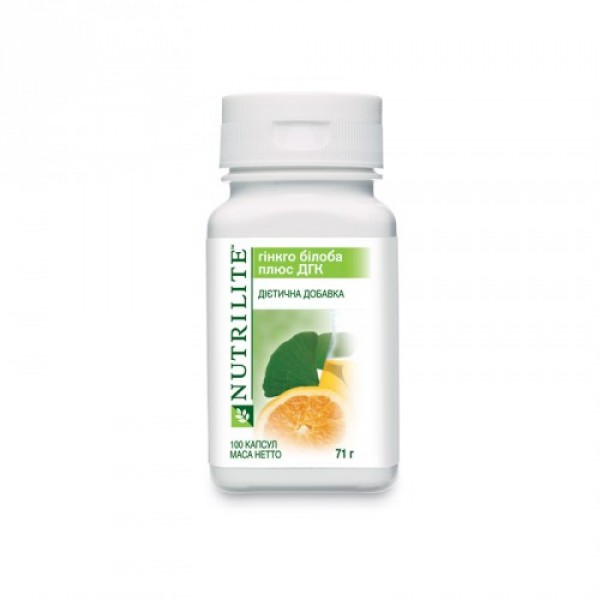 

Природная добавка гинкго билоба плюс ДГК Amway NUTRILITE 100 капсул
