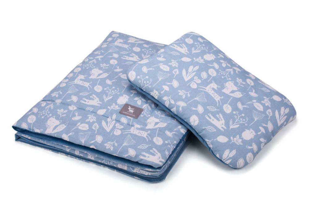 

Плед с подушкой Cottonmoose Cotton Velvet 408/128/120