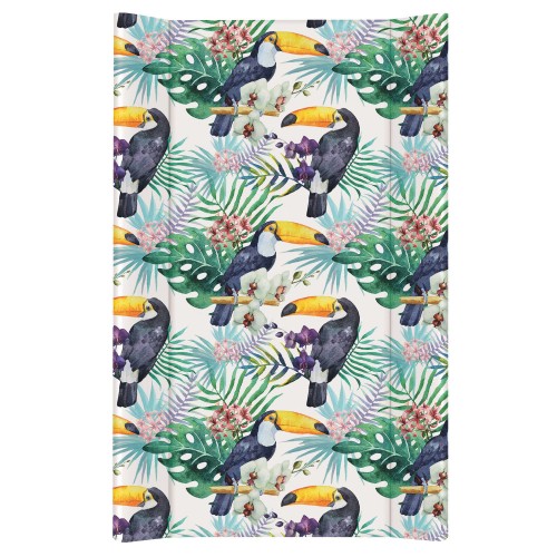 

Пеленальный матрас Ceba Baby Flora and Fauna 50х80 см туканы (138329)