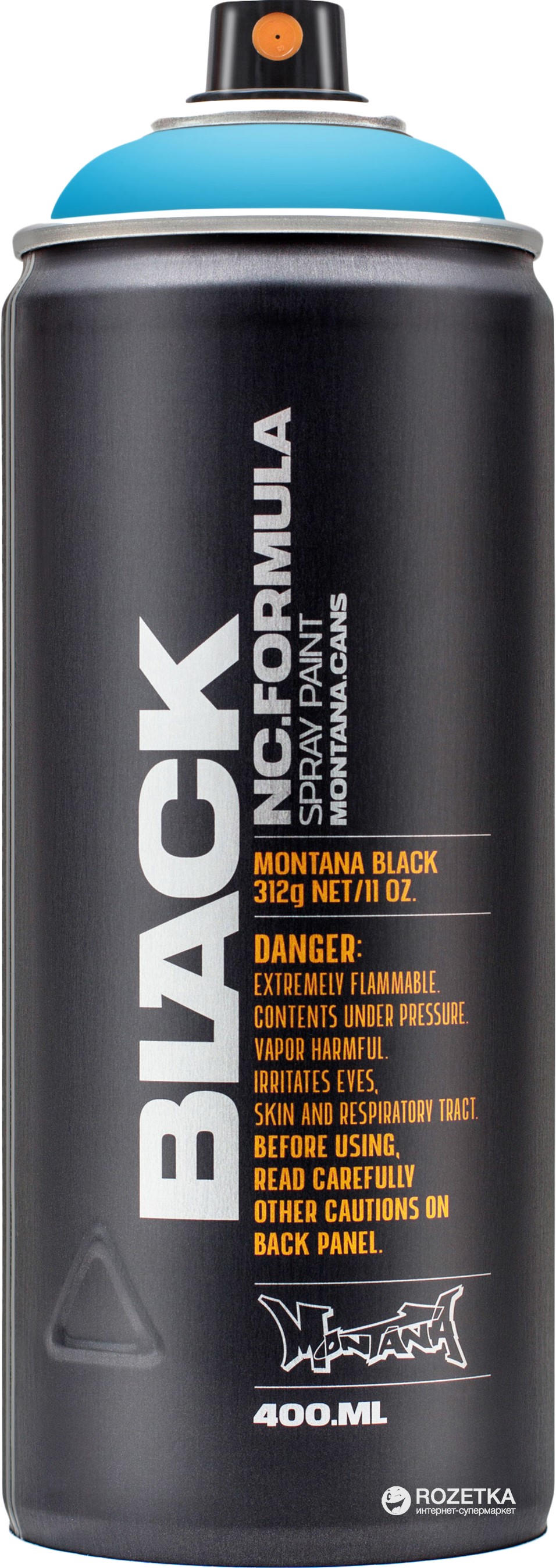 

Нитро краска-спрей Montana BLK5030 Светло-синий (Light Blue) 400 мл (4048500263965)