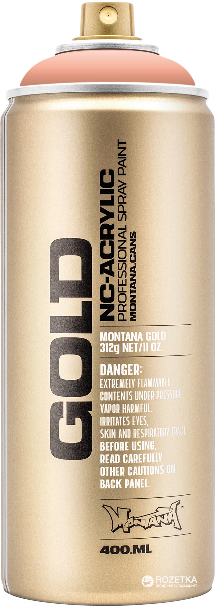 

Акриловая краска-спрей Montana Gold 8070 Лосось 400 мл (Salmon) (4048500285417)