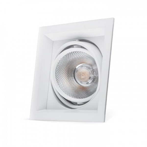 

Карданный LED светильник Feron AL201 COB 20W, 4000K, 30 градусов, белый(29776)