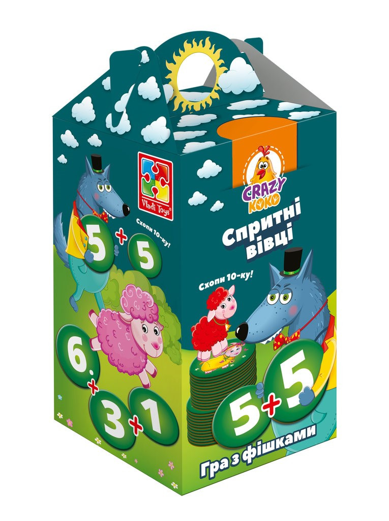 

Настольная игра Шустрые овцы. Хватай 10-ку! (рус) Vladi Toys VT8033-01 (tsi_50708)