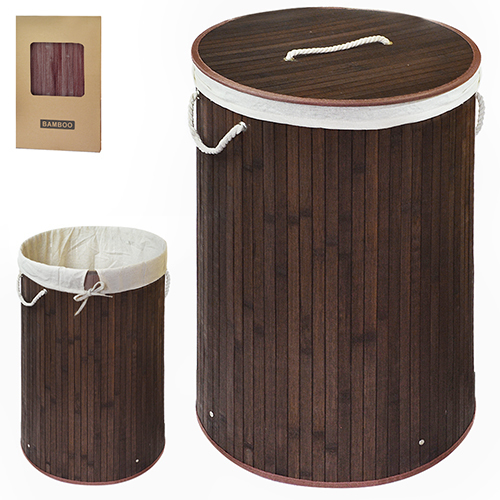 

Корзина для белья STN Bamboo 35 х 60 см Dark Wood