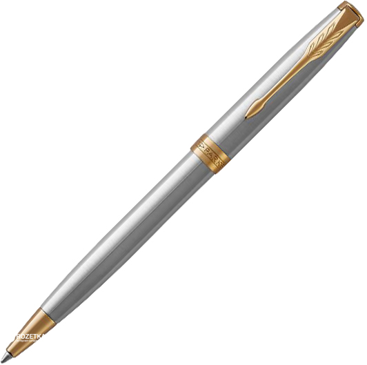 

Ручка шариковая Parker Sonnet 17 Stainless Steel GT BP Черная Серебристый корпус (84 132)