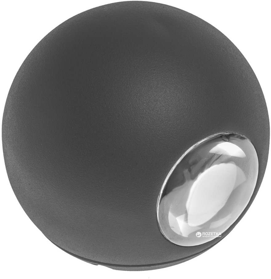 

Уличная подсветка фасадов Brille AL-235/2х3W NW LED IP65 BK (34-198)