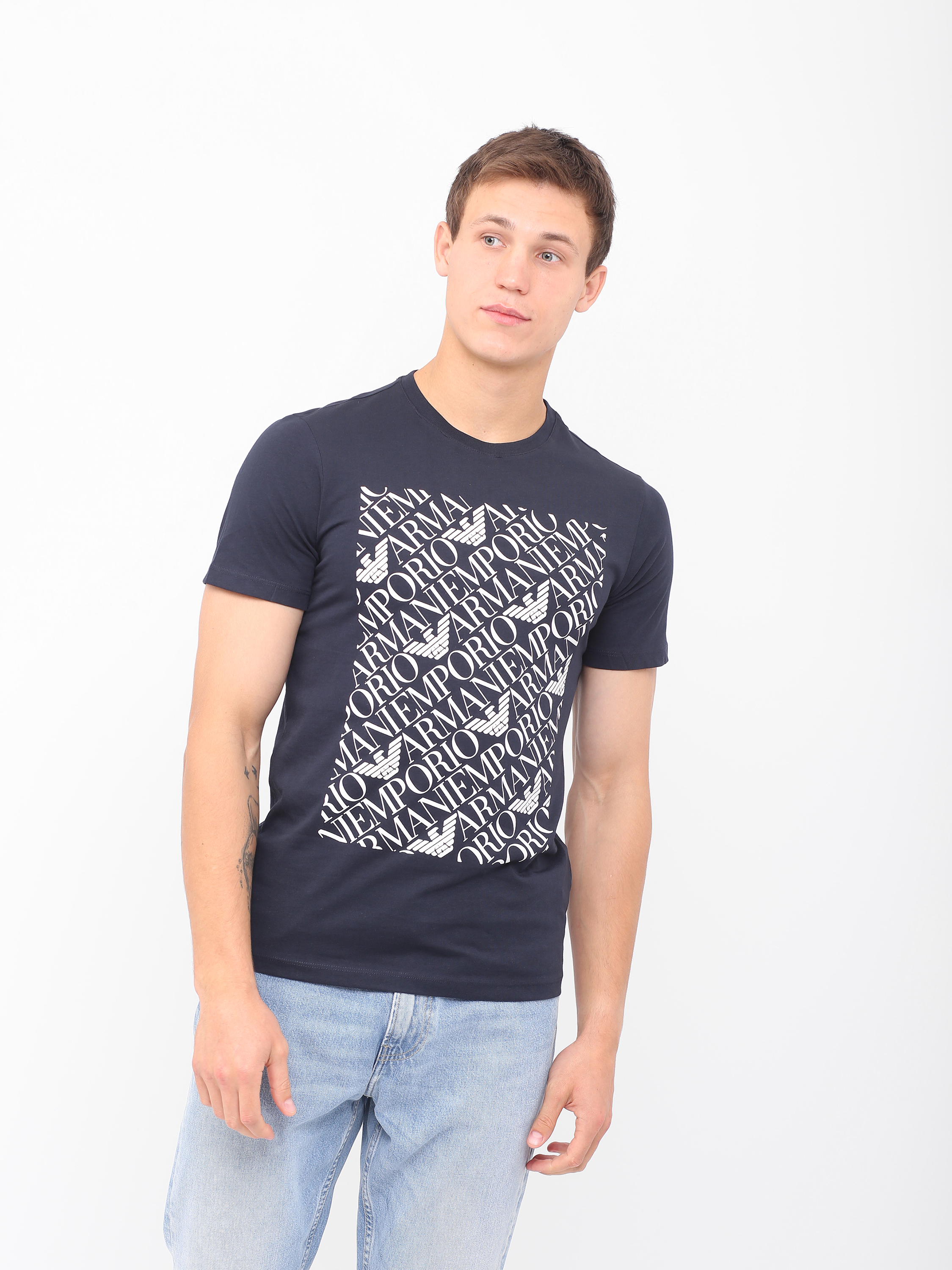 

Футболка Emporio Armani 10289.3 S (44) Темно-синяя