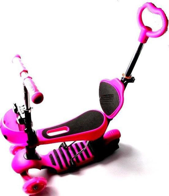 

Самокат Scooter "Божья коровка" 5in1 Pink