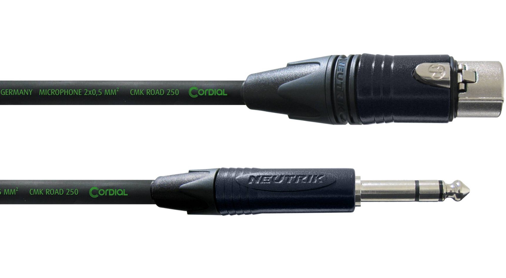 

Балансный аудио кабель Jack 6.3 — XLR Female 10м Cordial CRM 10 FV