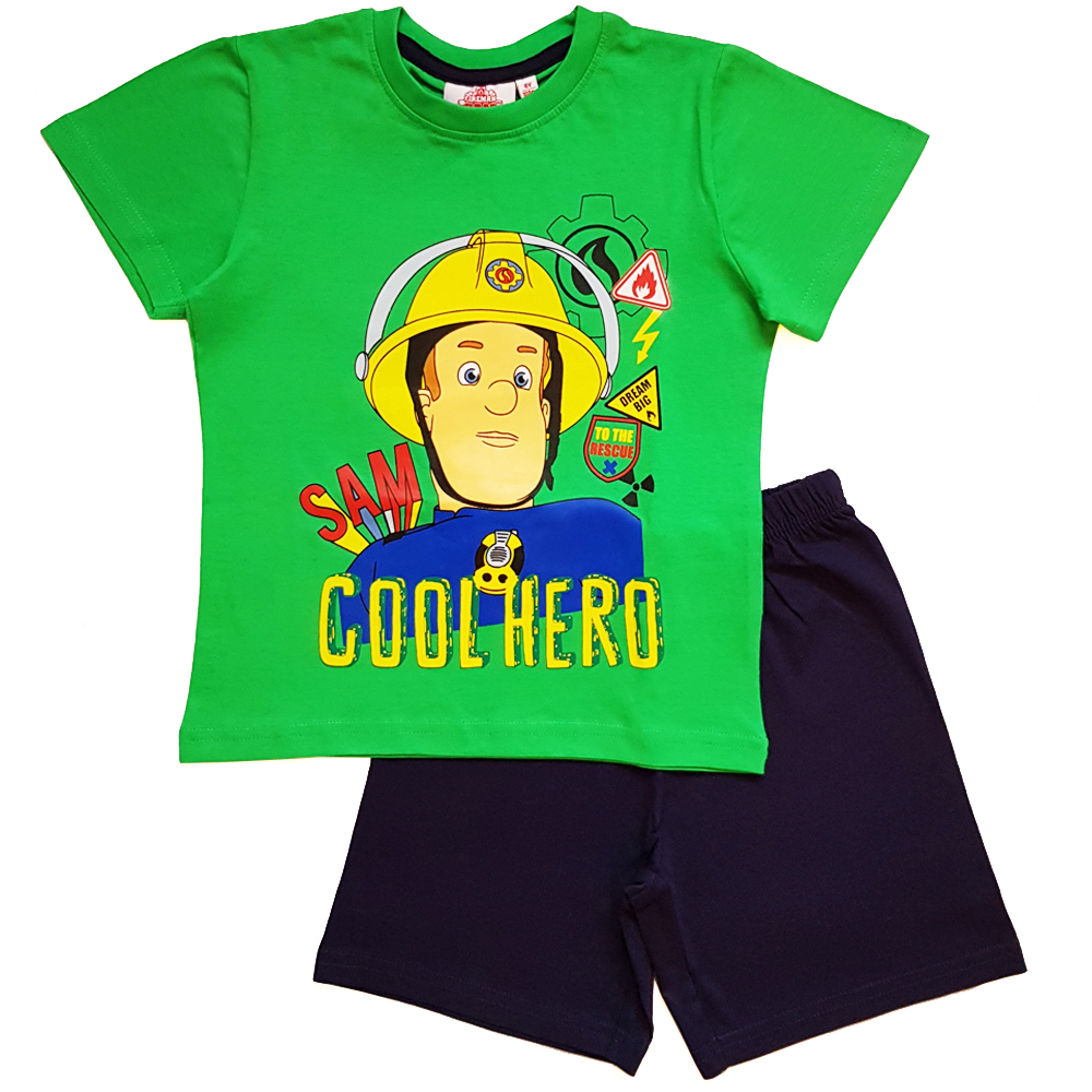 

Піжама TV Mania Fireman Sam пожежник 104 см 4 роки Зелена