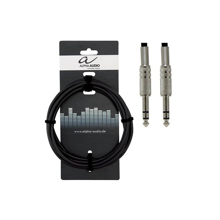 

Инструментальный кабель Jack 6,3-Jack 6,3 6м Alpha Audio Basic 190.030