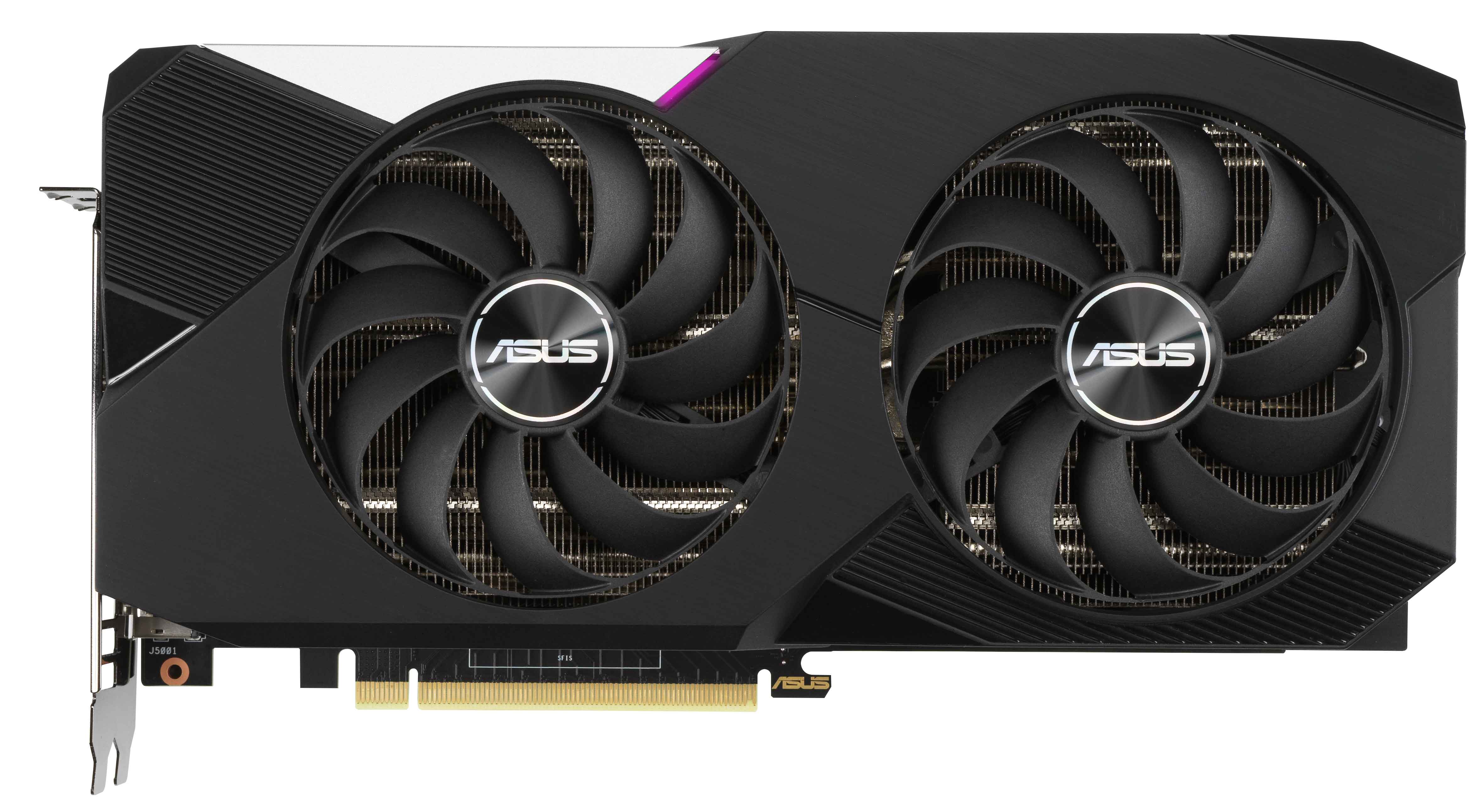 Видеокарта Asus PCI-Ex GeForce RTX 3070 Dual OC Edition V2 LHR 8GB