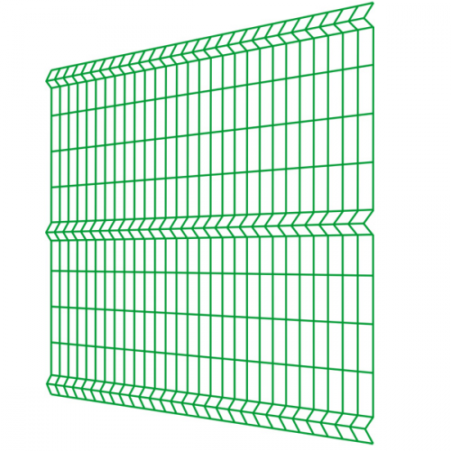 

Секция ограждения Заграда Эко Стандарт высота 2,4м длина 2,5м ф3+4(оц+ПВХ) ячейка 50х200мм