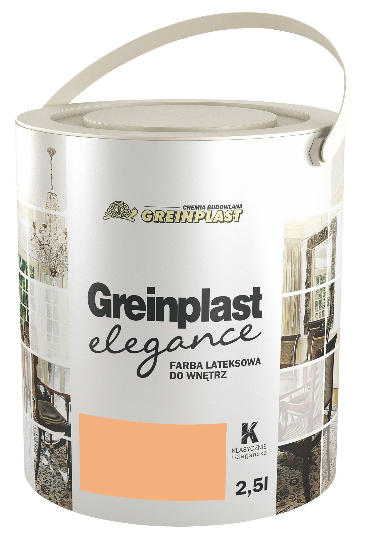 

Латексная краска Greinplast Elegance FWK19 терракот оранжевый 2.5 л