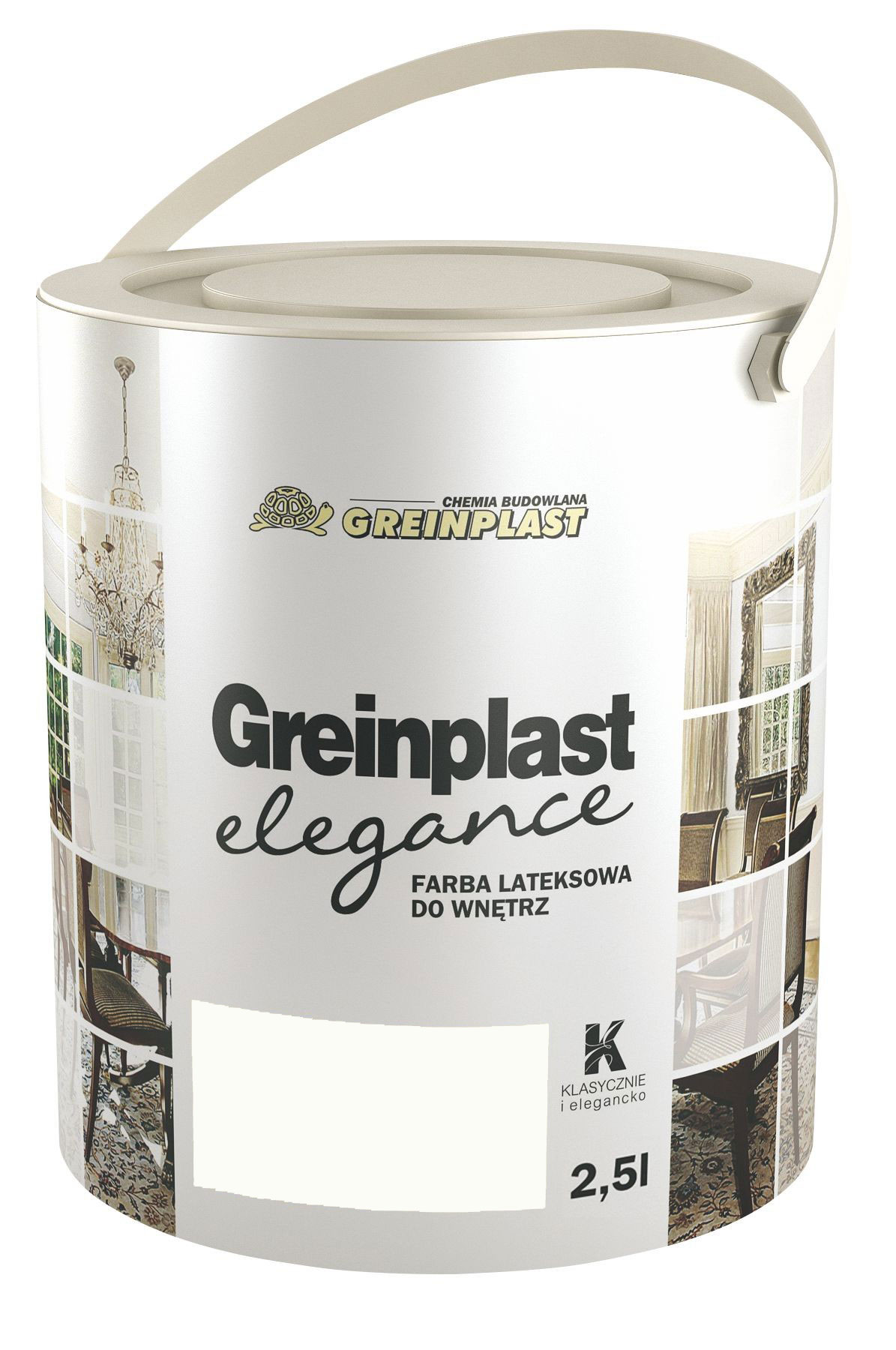 

Латексная краска Greinplast Elegance FWK21 белый мрамор 2.5 л