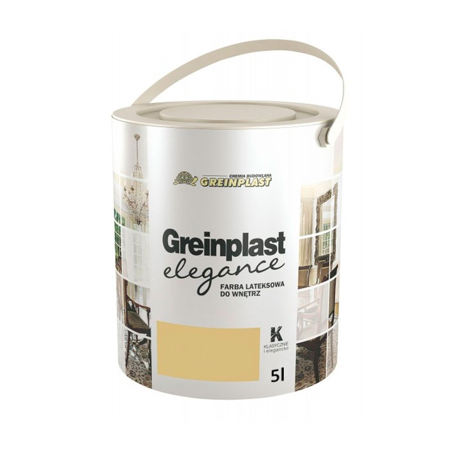 

Латексная краска Greinplast Elegance FWK12 песок бежевый 5 л