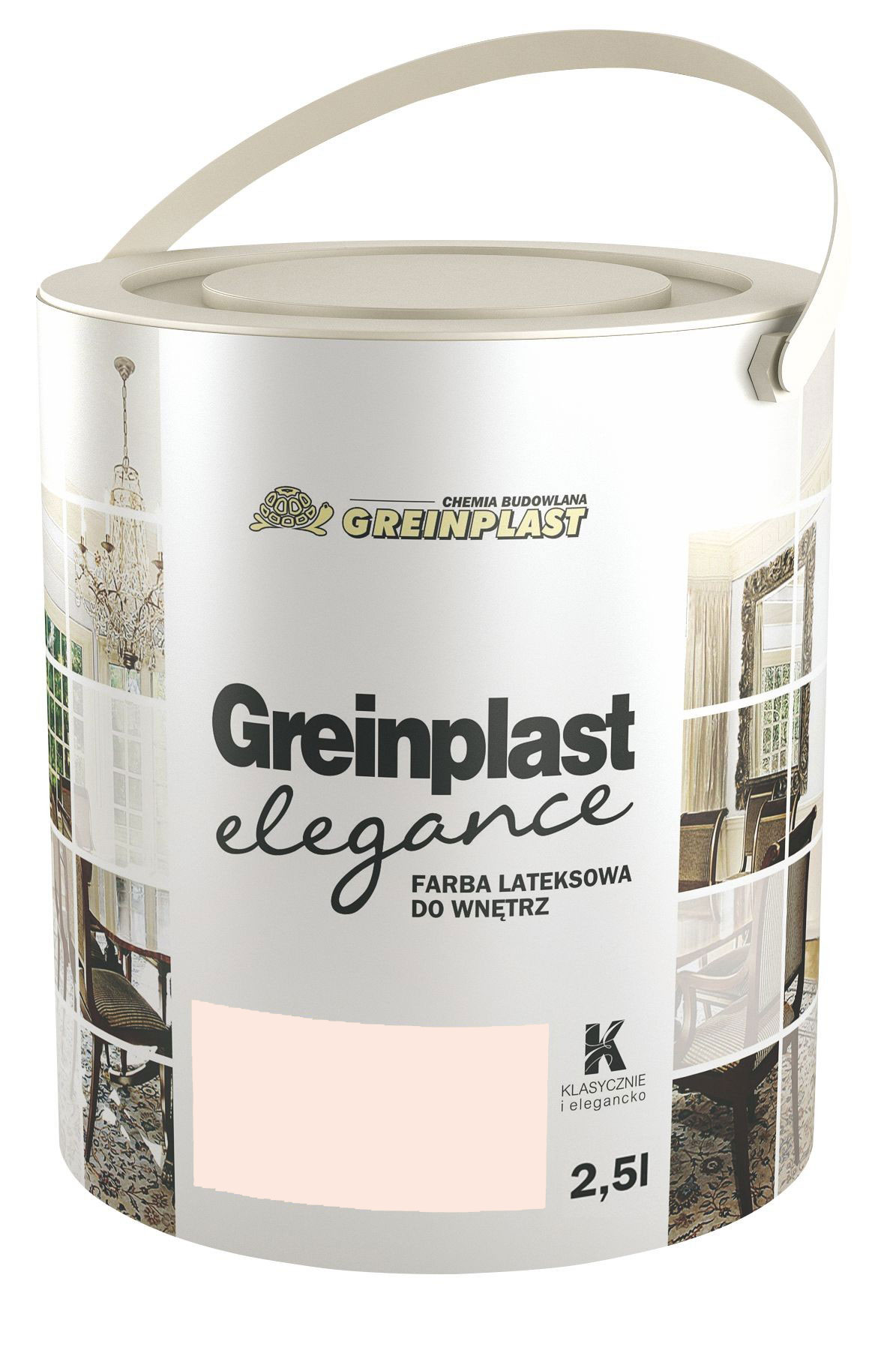 

Латексная краска Greinplast Elegance FWK32 египетский алебастр 2.5 л