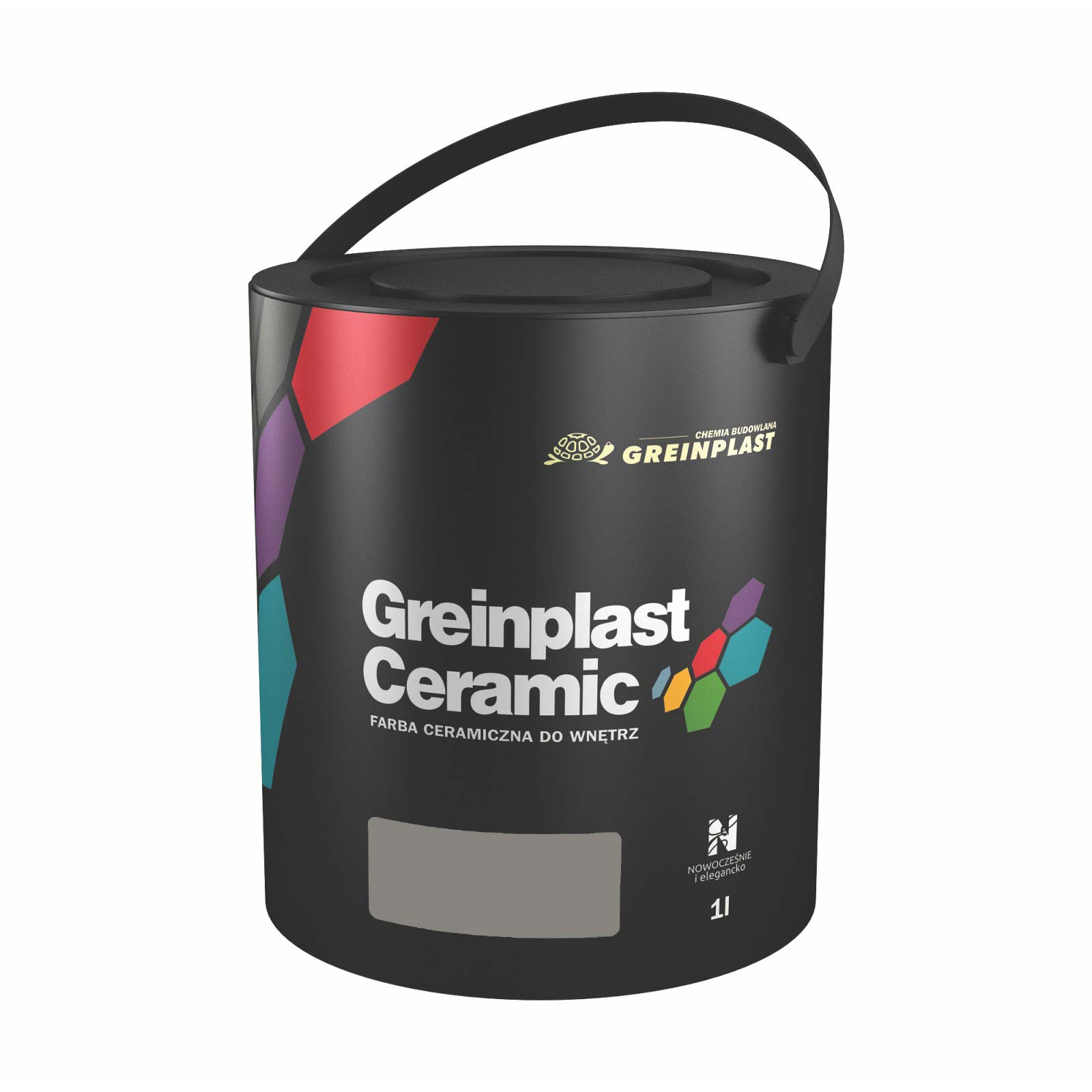 

Керамическая краска Greinplast Elegance FWC49 графитовая тень 1,0 л