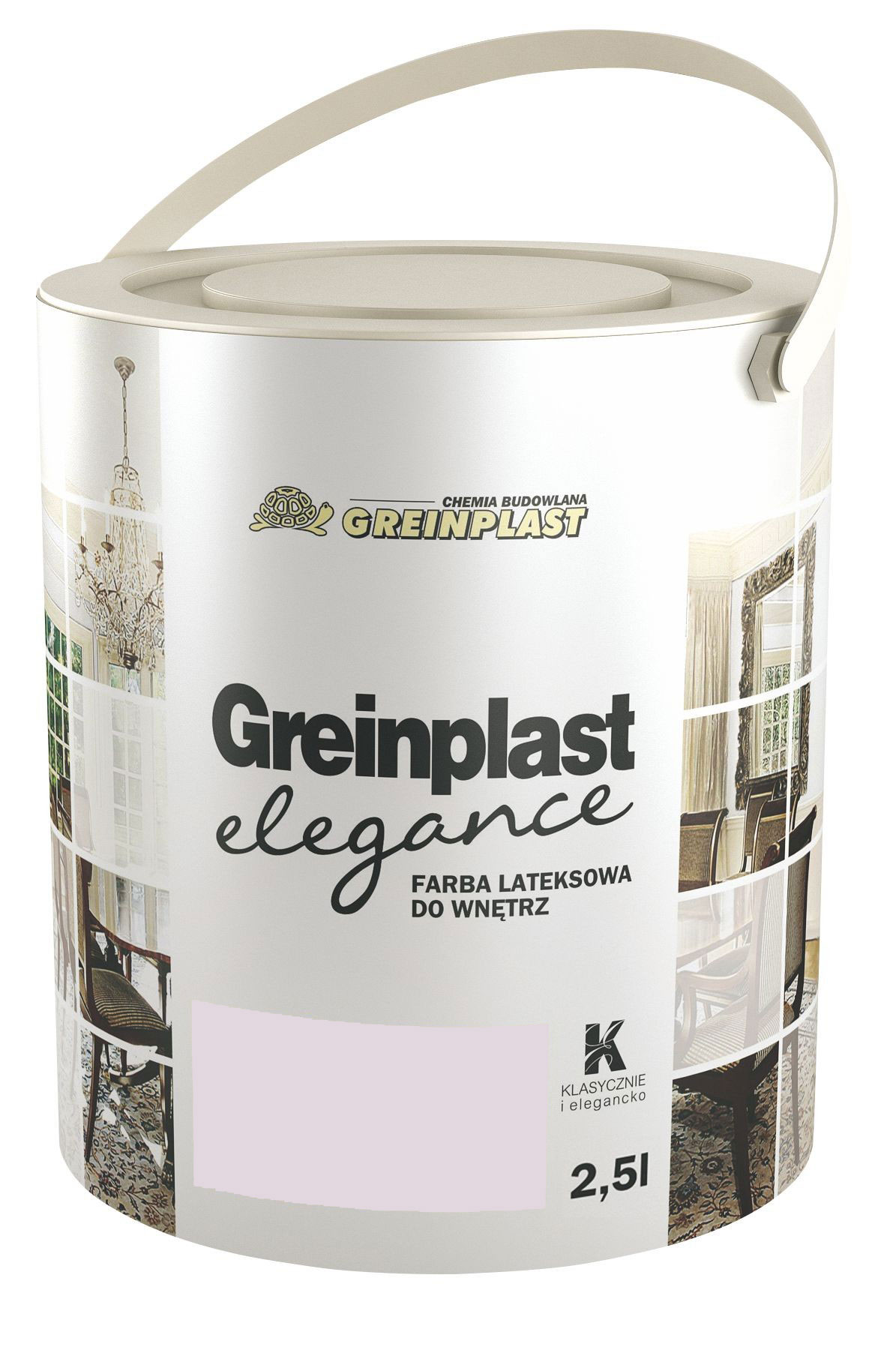 

Латексная краска Greinplast Elegance FWK24 серая лаванда 2.5 л