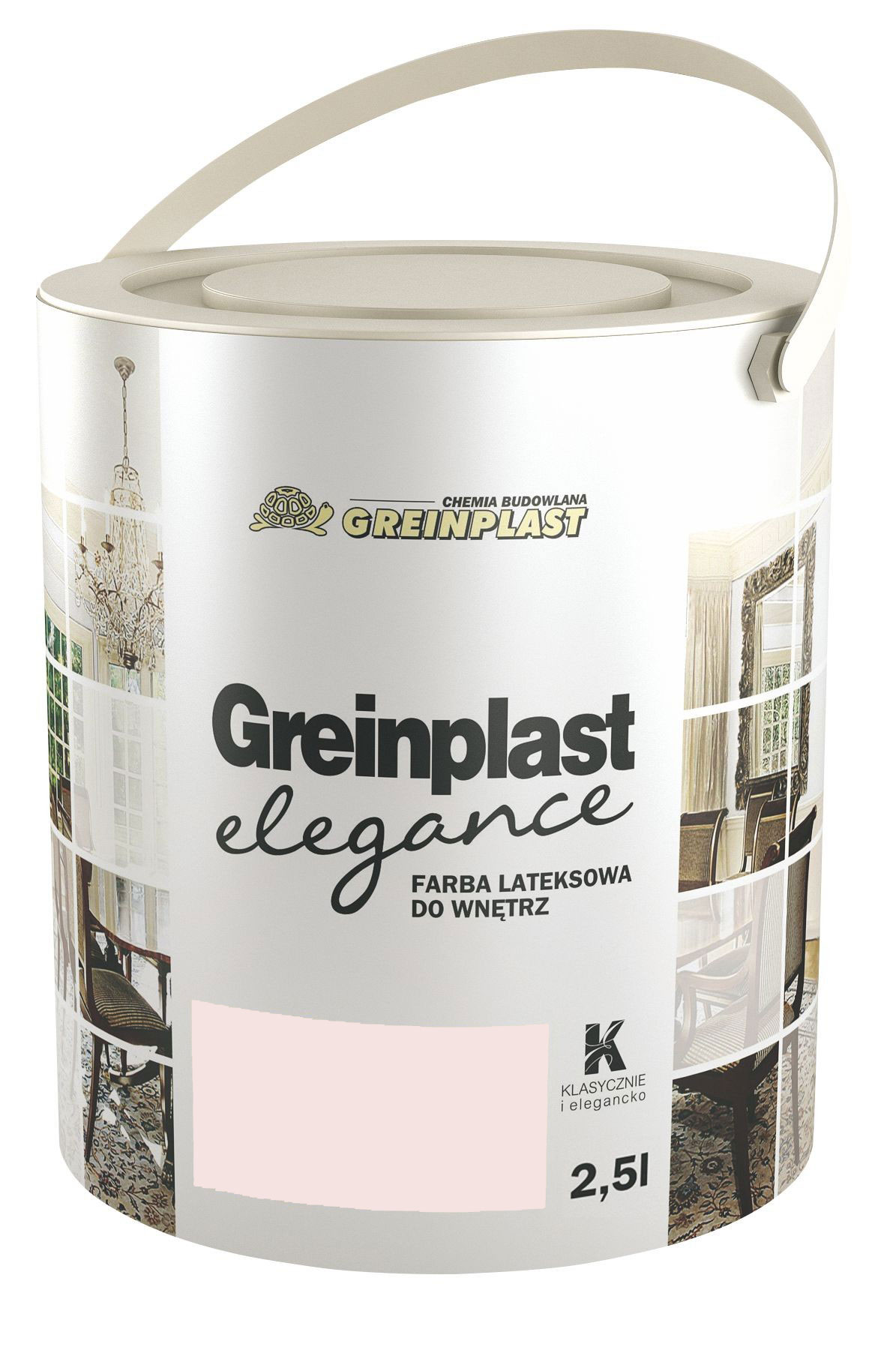 

Латексная краска Greinplast Elegance FWK22 розовый мрамор 2.5 л