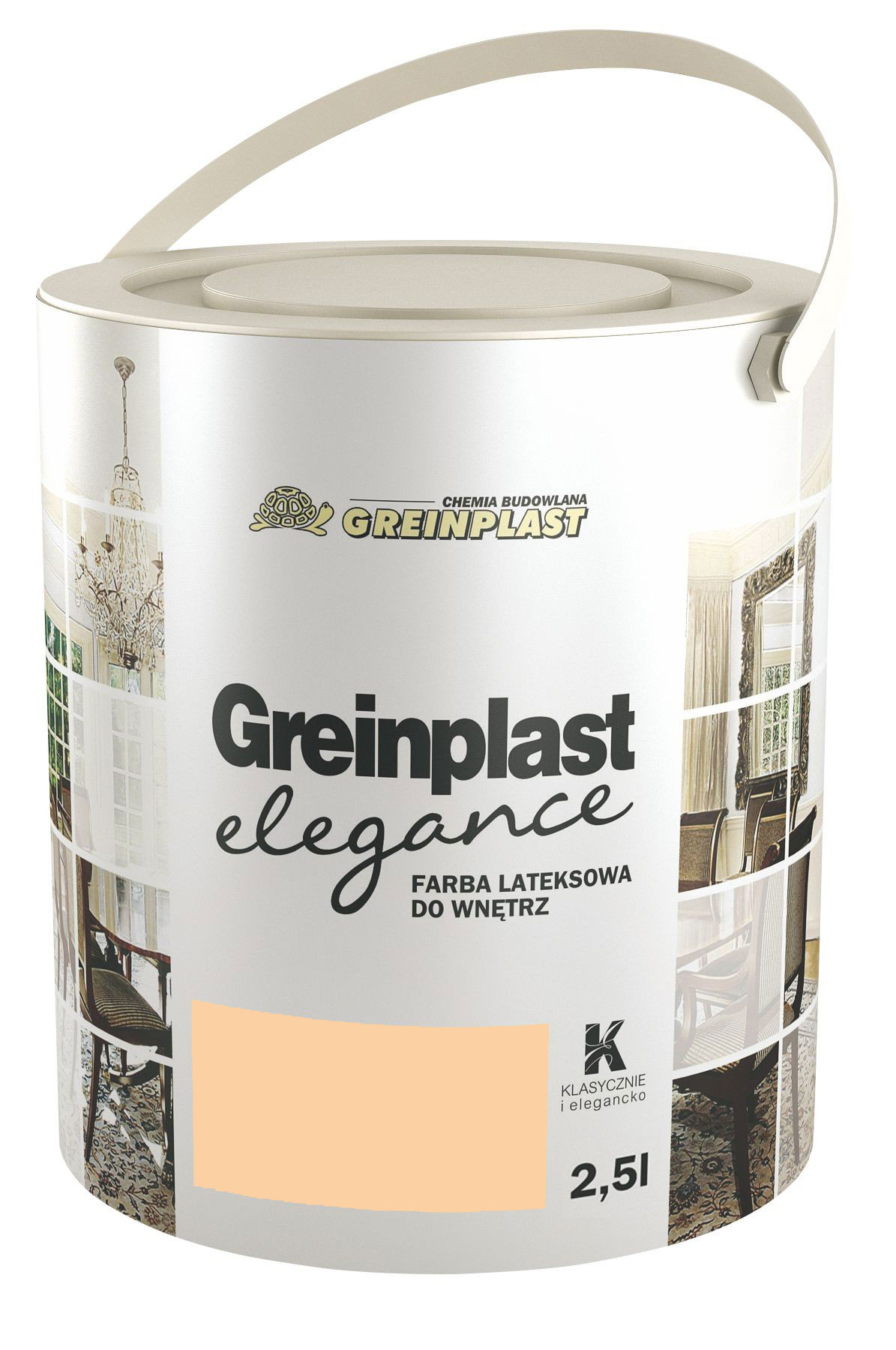 

Латексная краска Greinplast Elegance FWK18 светлый кирпич 2.5 л