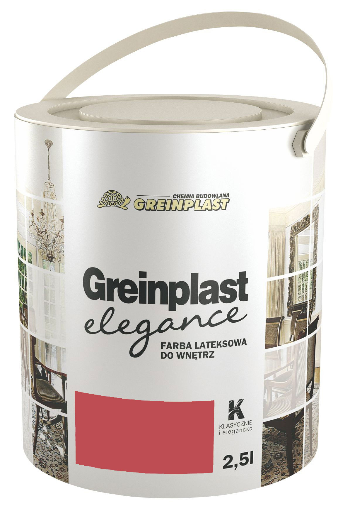 

Латексная краска Greinplast Elegance FWK30 имперский кармин 2.5 л