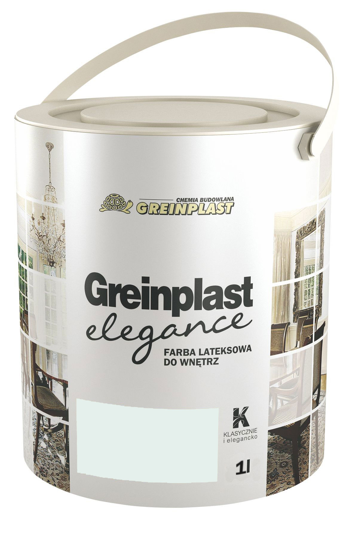 

Латексная краска Greinplast Elegance FWK42 тонированное стекло 1.0 л