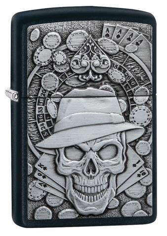

Зажигалка Zippo Gambling Skull 49183