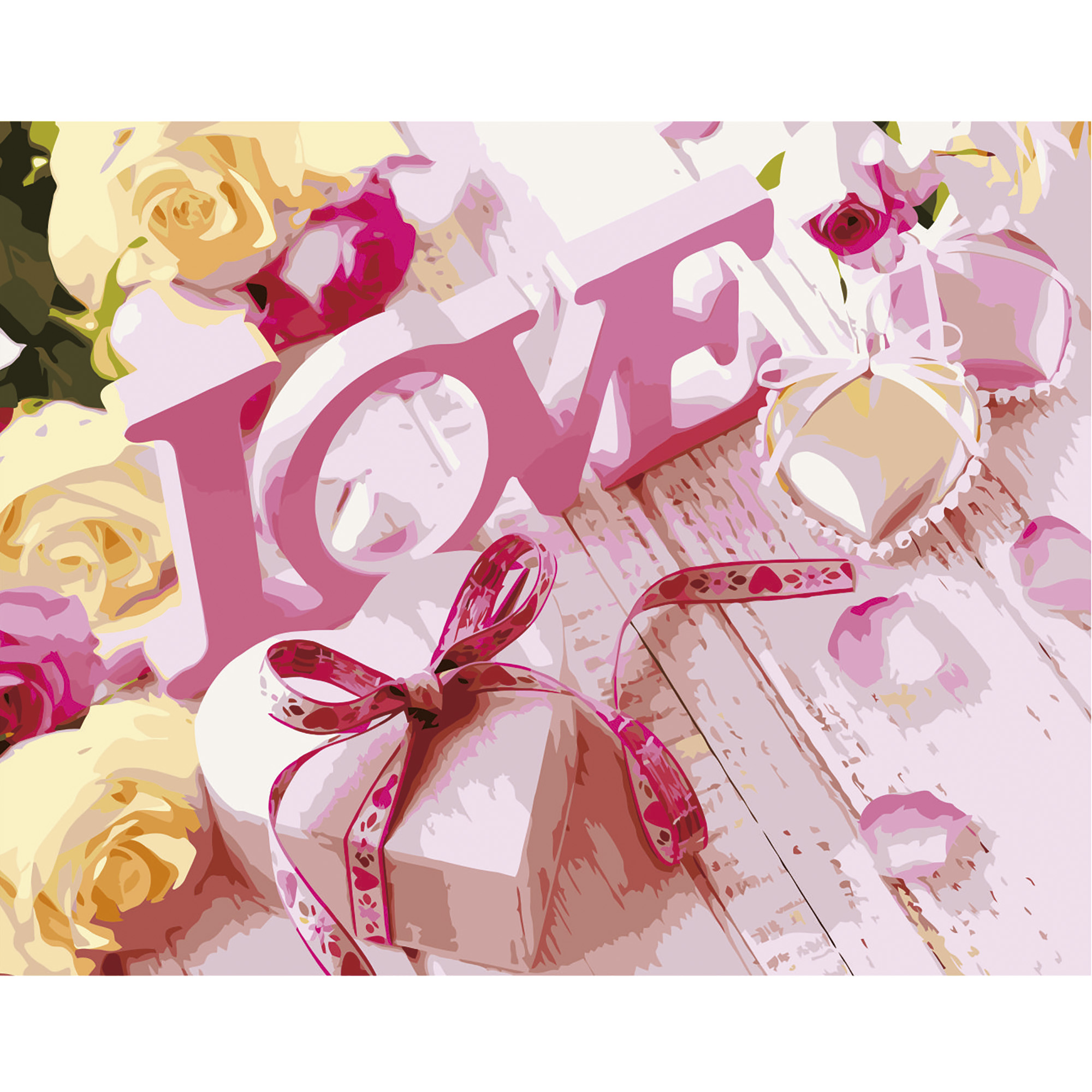 

Картина по номерам 40*50см Love va-2674