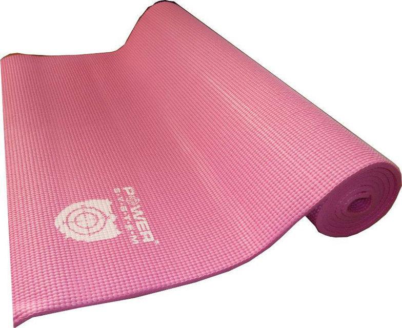 

Коврик для фитнеса и йоги Power System PS-4014 FITNESS-YOGA MAT Pink Йога мат и медитаций (145265NT)