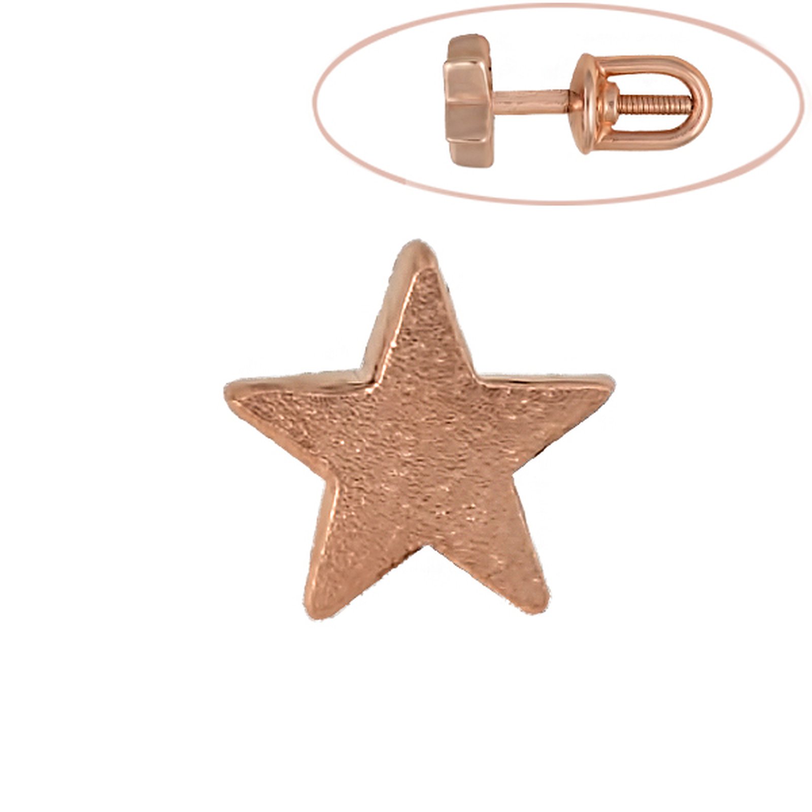 

Серьга из красного золота 076905