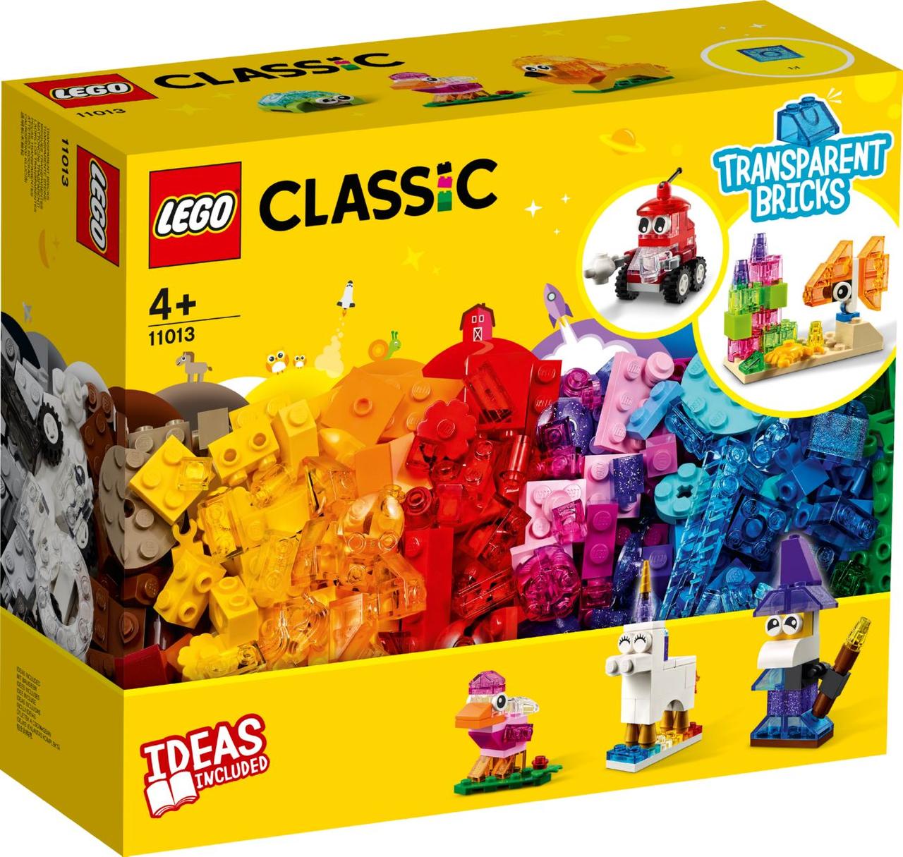 

Lego Classic Прозрачные кубики 11013