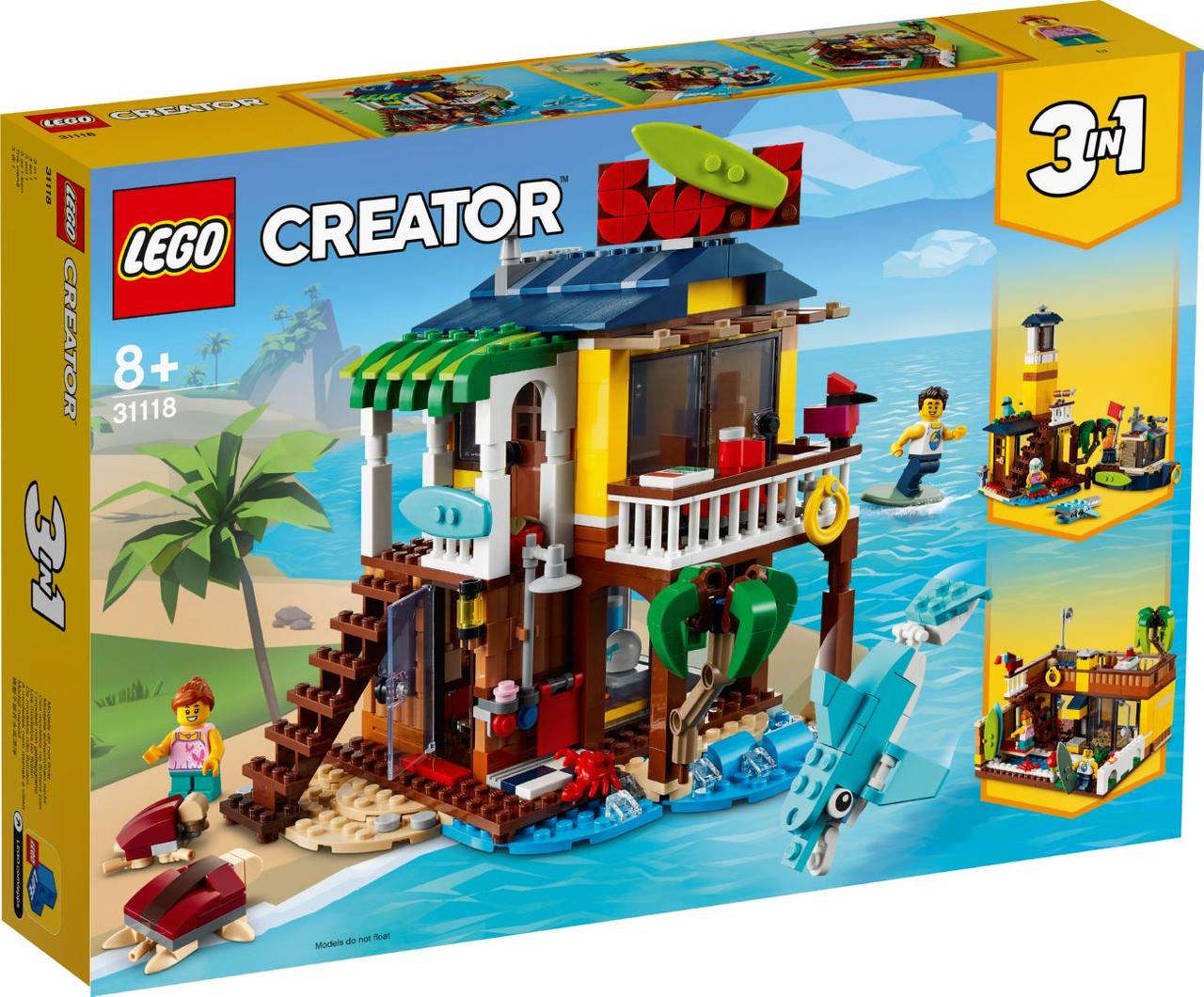 

Lego Creator Пляжный домик серферов 31118