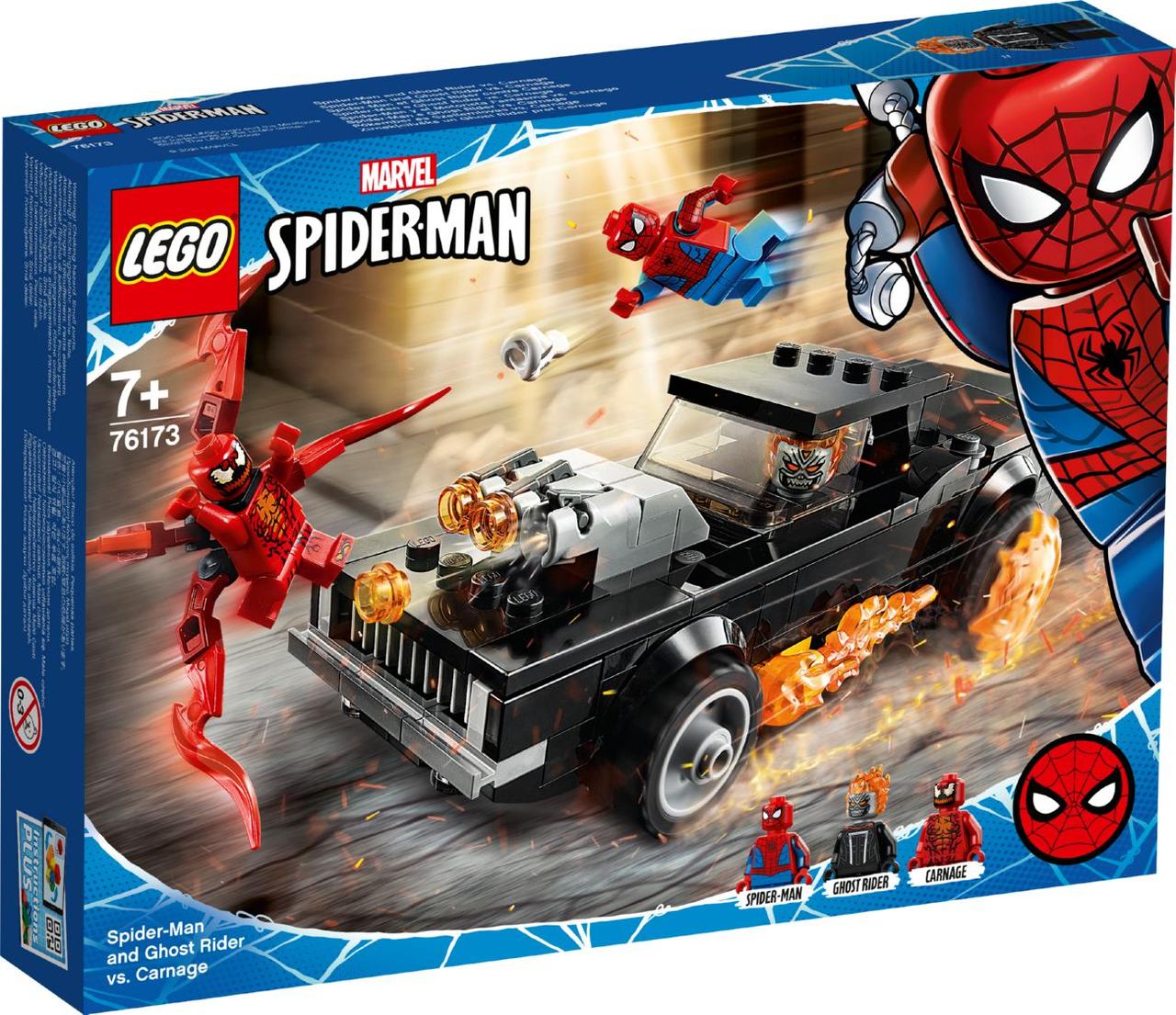 

Lego Super Heroes Человек-Паук и Призрачный Гонщик против Карнажа 76173