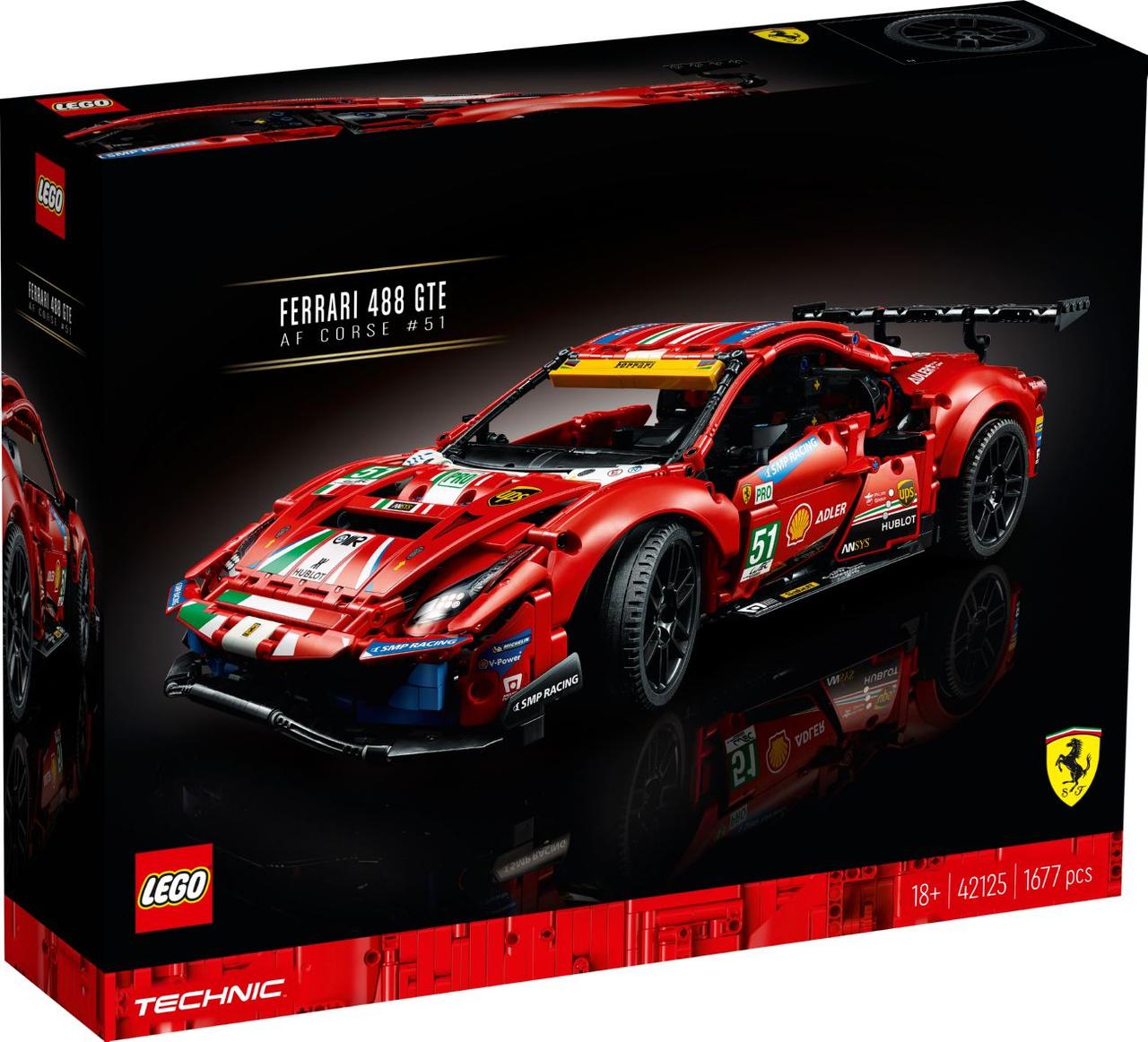 

Lego Technic Ferrari 488 GTE “AF Corse #51” 42125