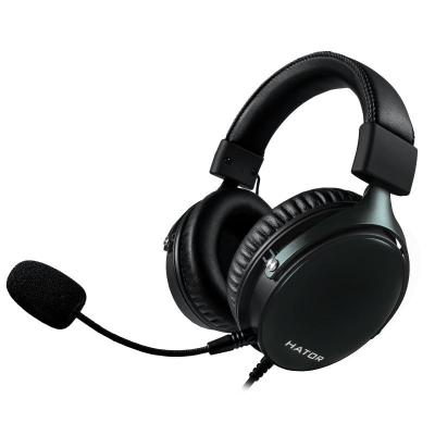 

Наушники гарнитура накладные Hator Hyperpunk Gunmetal-Black (HTA-821)