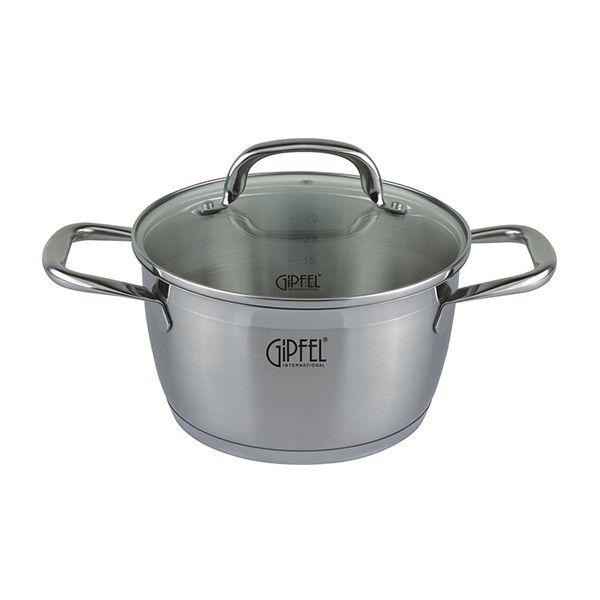 

Кастрюля Gipfel Era с крышкой 1,8 л 1376