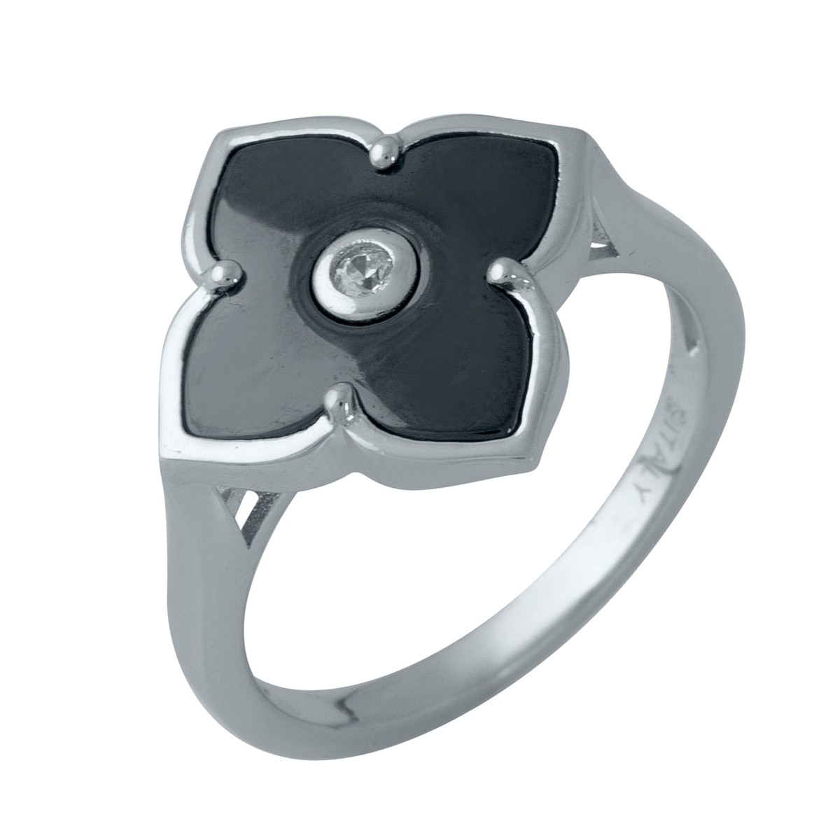 

Серебряное кольцо SilverLine с керамикой 18.5 размер
