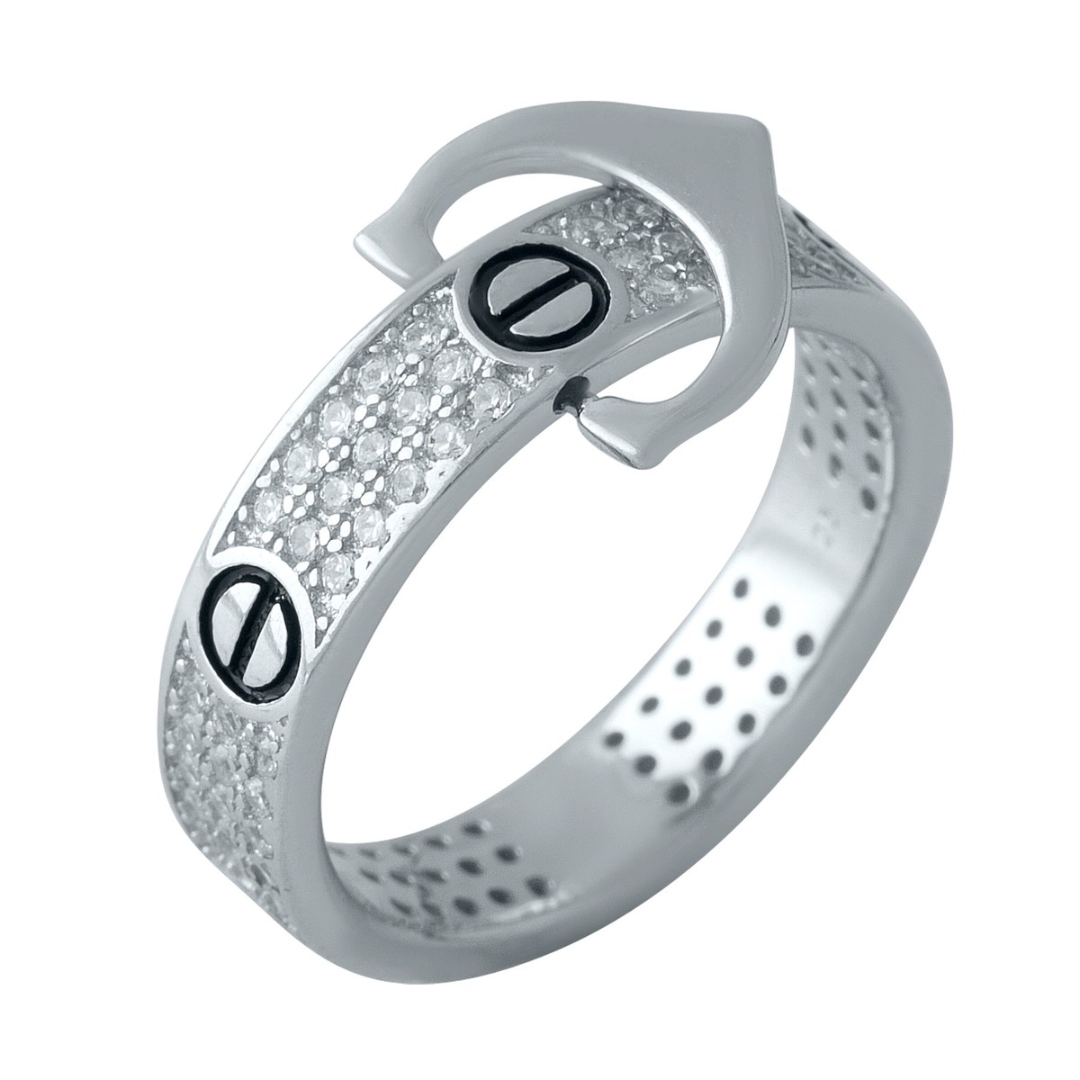 

Серебряное кольцо SilverLine с фианитами 17.5 размер