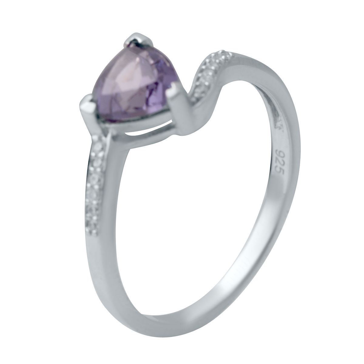 

Серебряное кольцо SilverLine с александритом 18 размер