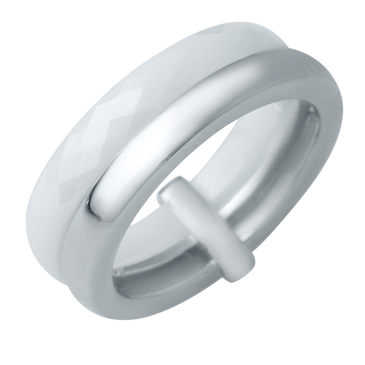 

Серебряное кольцо SilverLine с керамикой 17 размер