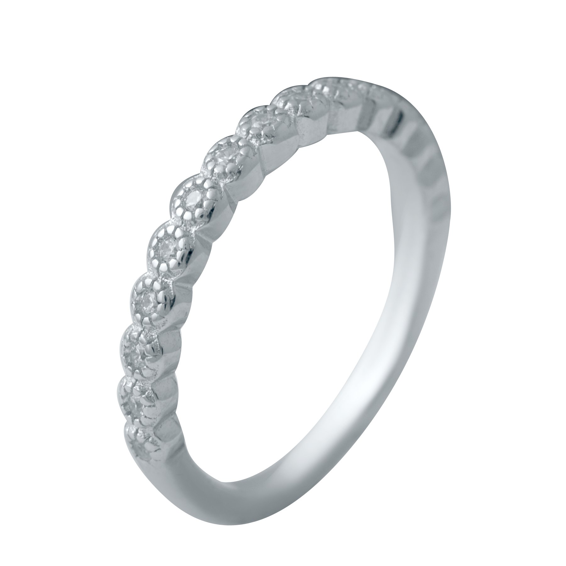 

Серебряное кольцо SilverLine с фианитами 16 размер