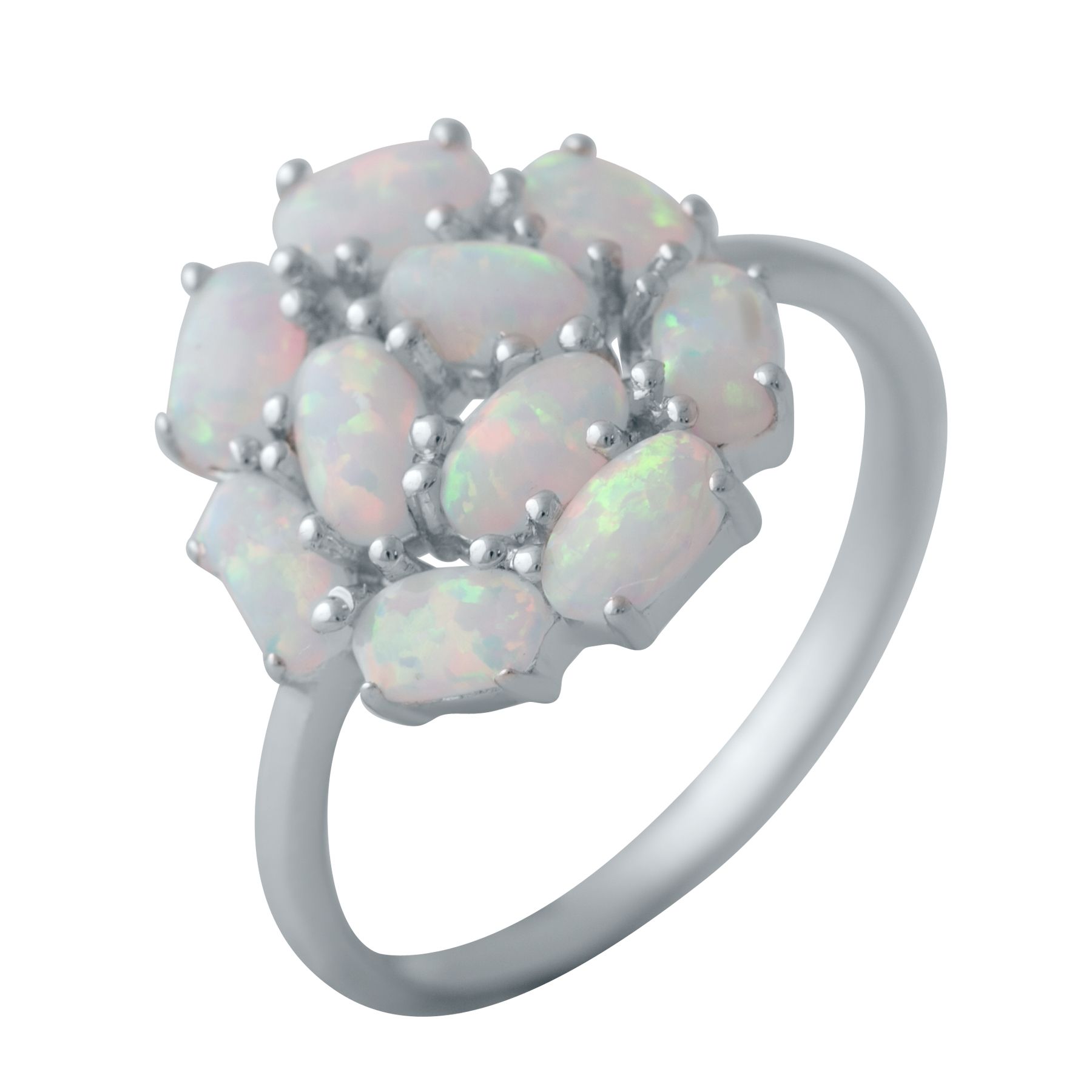 

Серебряное кольцо SilverLine с опалом 0.905ct 18 размер