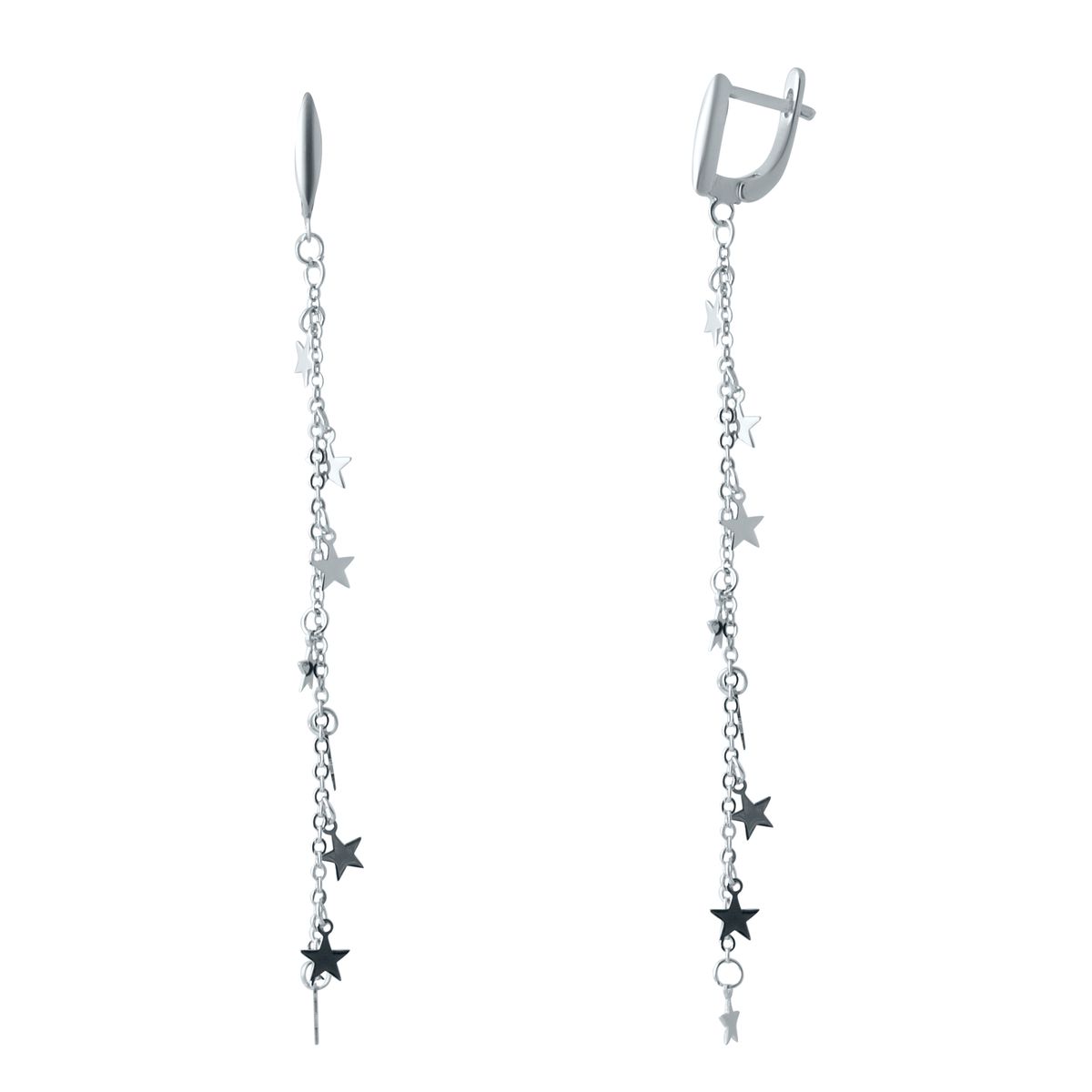 

Серебряные серьги SilverLine без камней