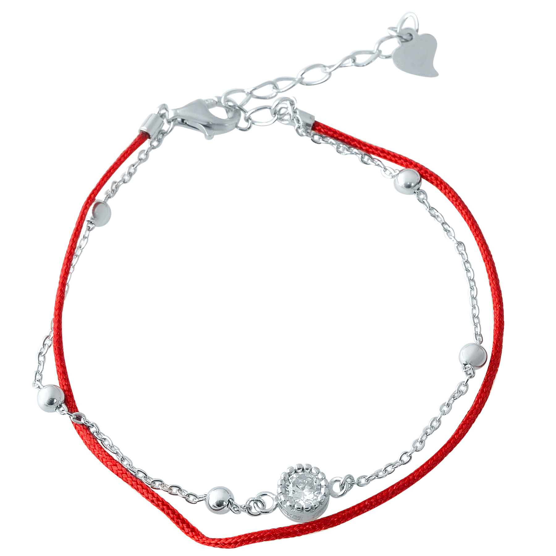 

Серебряный браслет SilverLine с фианитами 1720 размер